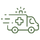Ícone Transporte de pacientes